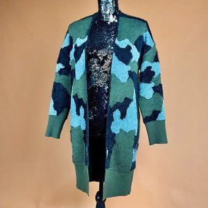 $10/$20/$30 SALE 🚨 BUNDLE 4 SAVINGS Super Camo Printed Fuzzy Open Cardigan